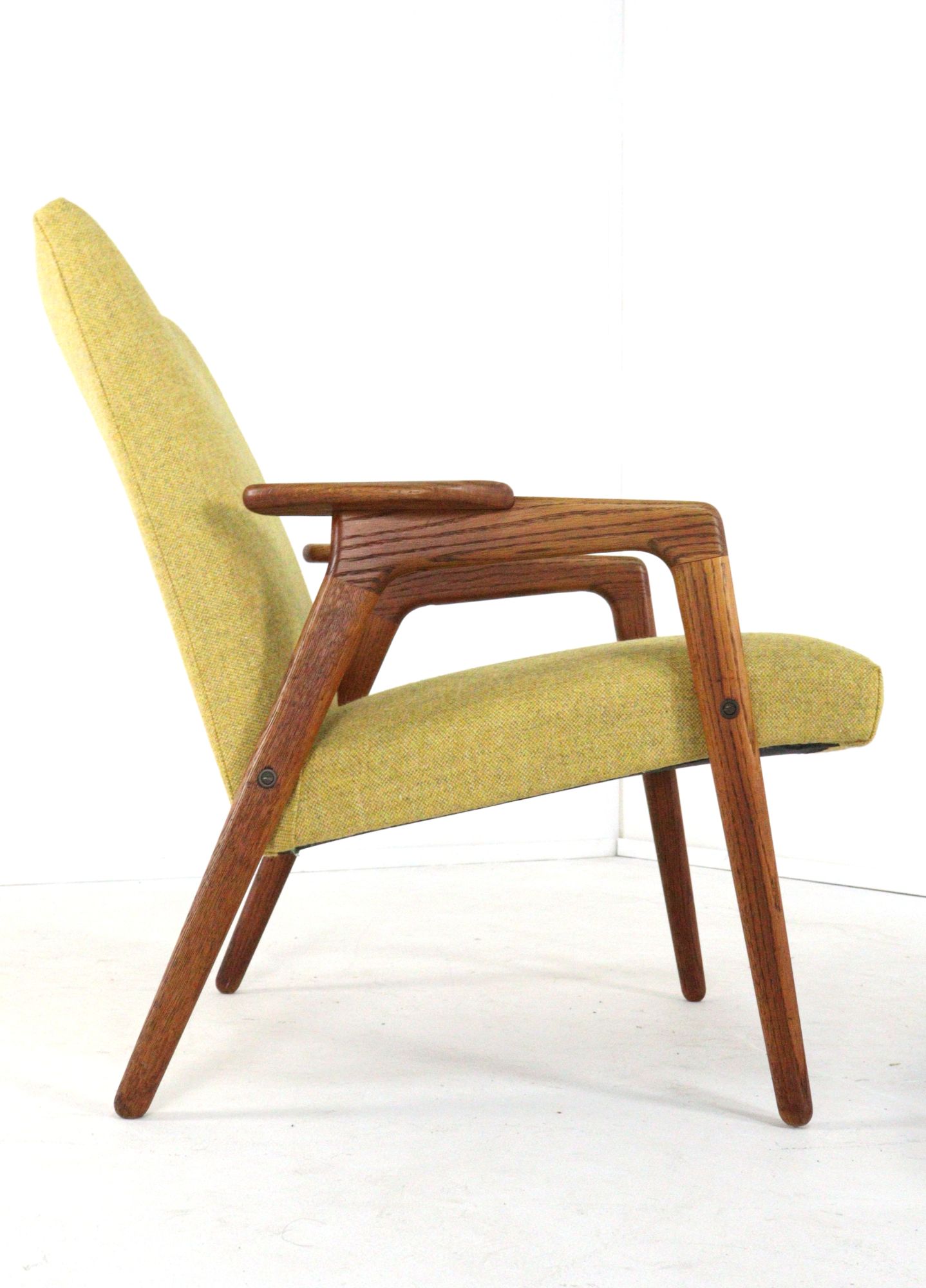 Pastoe Ruster Door Yngve Ekstrom Fauteuil Vintage Gestoffeerd image 3