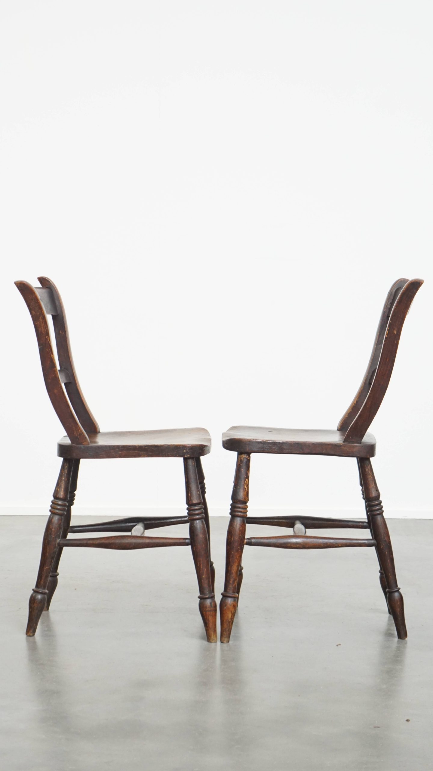 Tijdloze Elegante Set Van 10 Antieke Engelse Oxford Eetkamer/ Keuken Stoelen image 4
