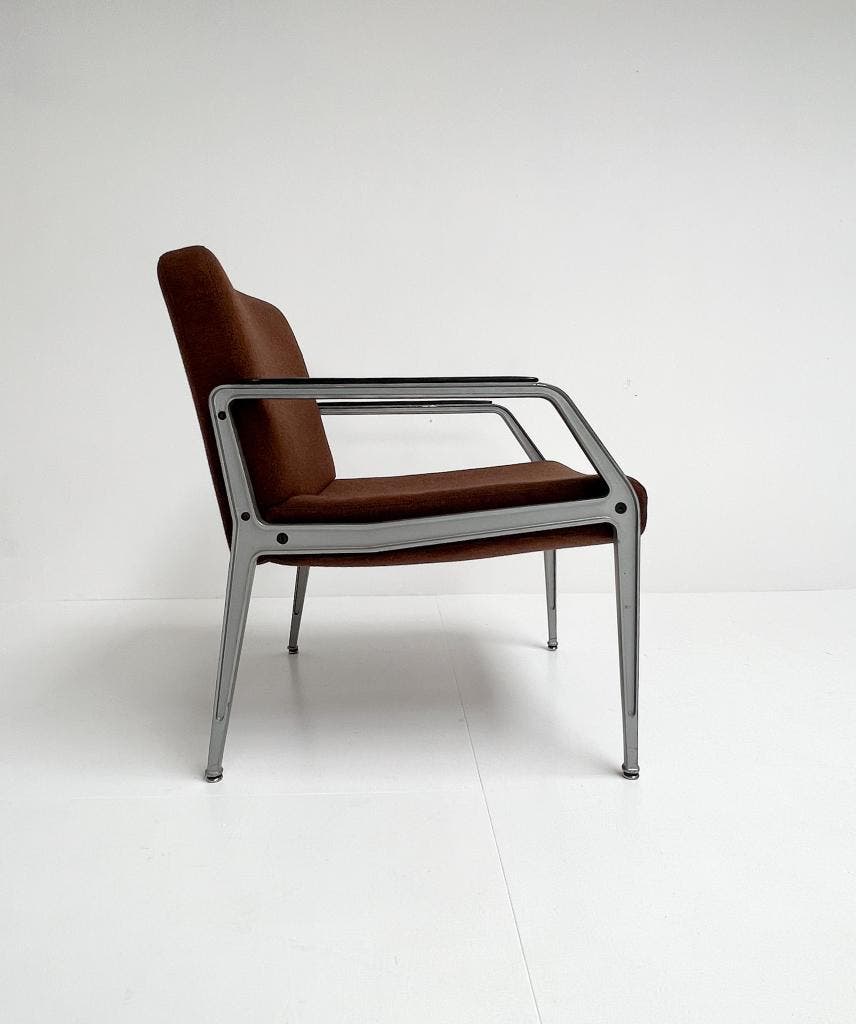 Fauteuil Met Voetenbank Toegeschreven Aan Gispen, 1960's image 7