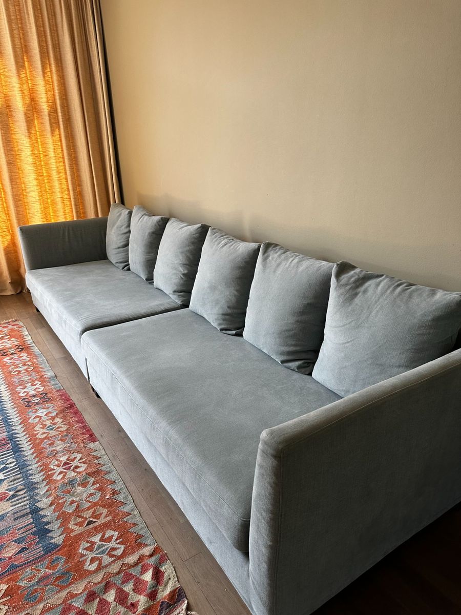 Flexform Bank Blauw Nieuw Bekleed image 2