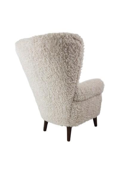 Artifort Oorfauteuil Grote Zetel Teddy Pluche Armchair Crème image 3