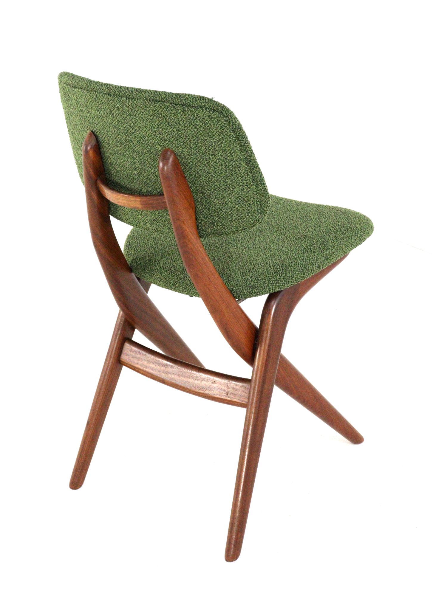 Set 6 Scissor Chairs Stoelen Attr Louis Van Teeffelen Vintage image 10