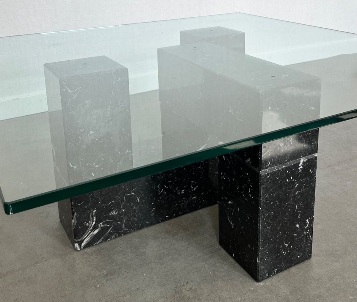 Vintage Modular Coffee Table Marble Glass Italy ‘70 image 4