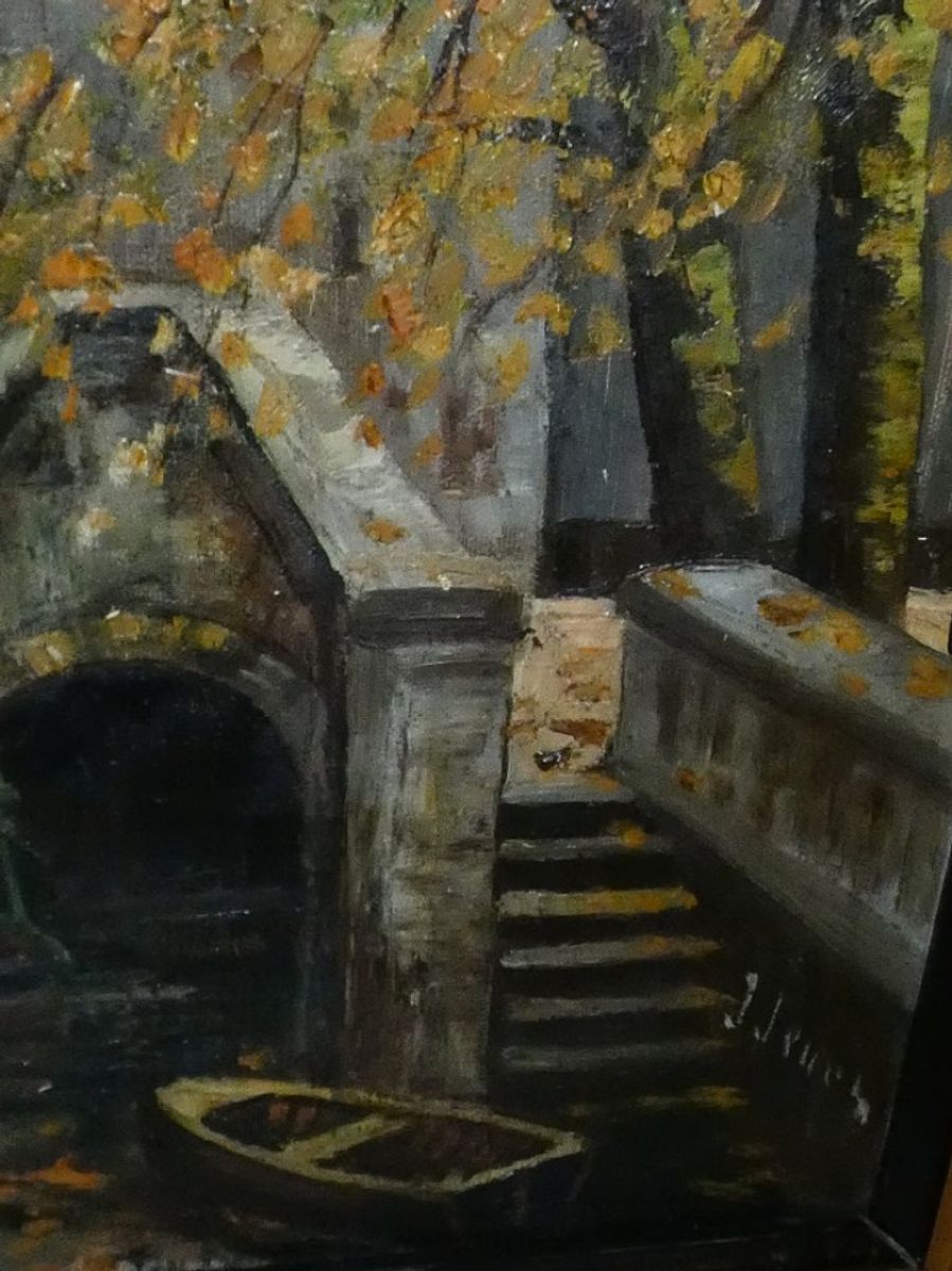 Nederlands Stadsaanzicht Johannes Karel Leurs (1865-1938) image 6
