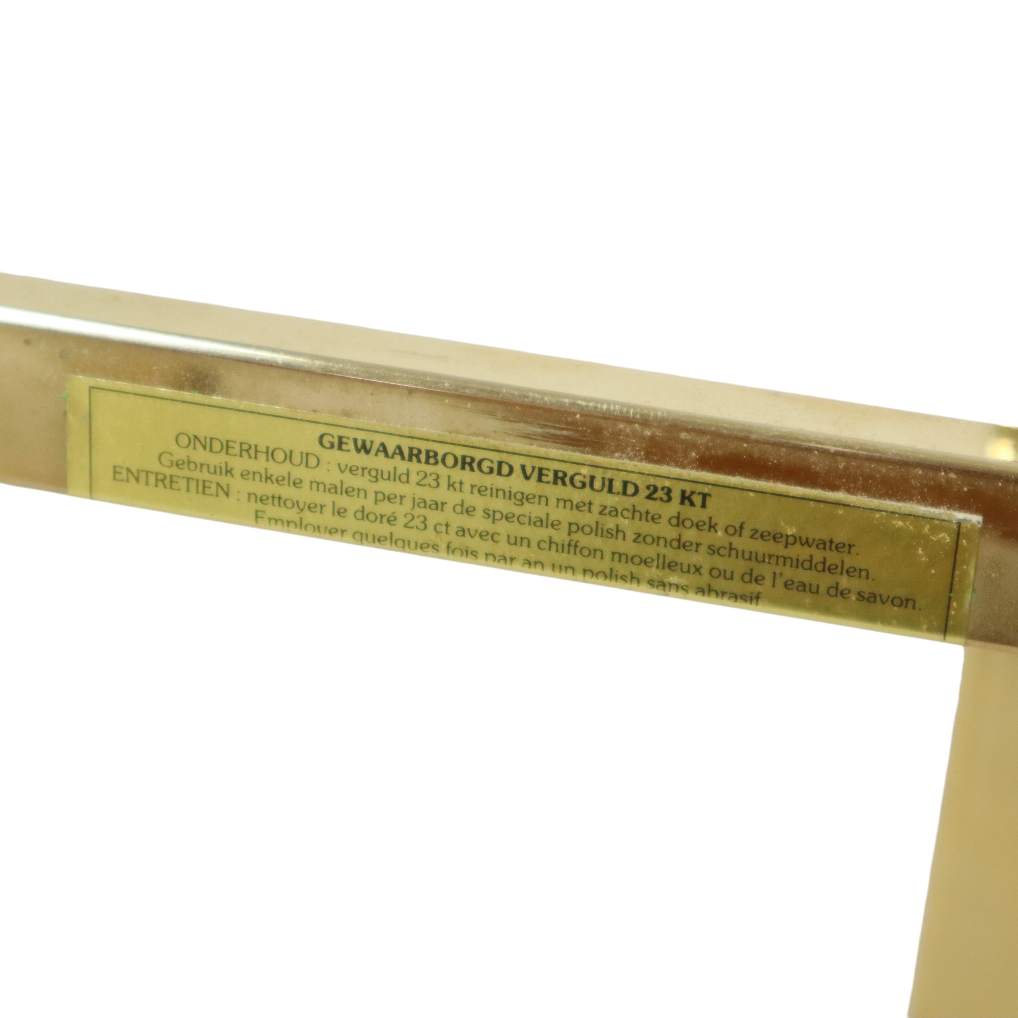 Hollywood Regency Nesttafels Belgo Chrom 23kt Goud Verguld image 17