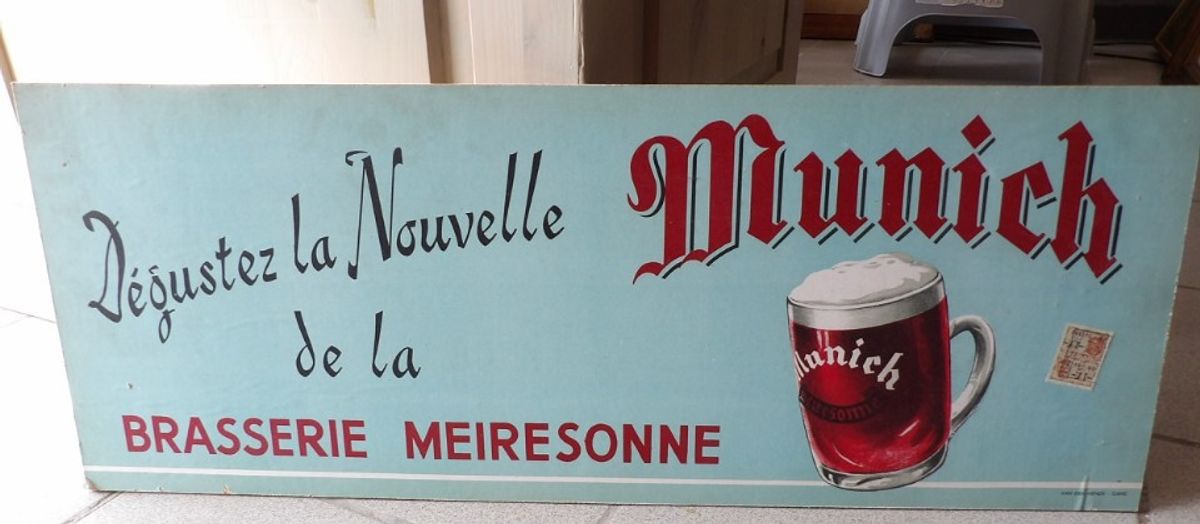 Reclamebord "munich" Uit 1952. image 8
