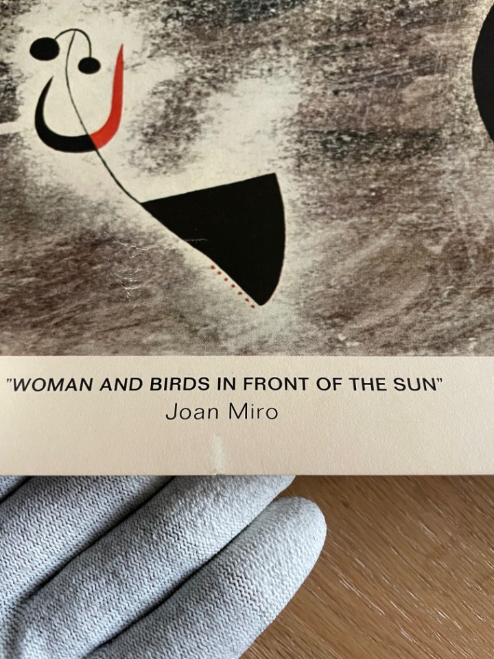 Joan Miró (1893-1983) – Woman And Birds In Front Of The Sun image 13