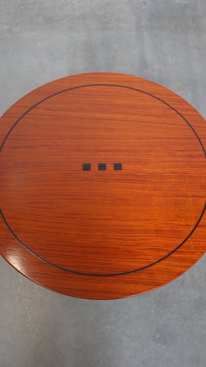 Mooie Ronde Schuitema Bijzet/salontafel Uit De Decoforma Serie In Art Deco Stijl image 8