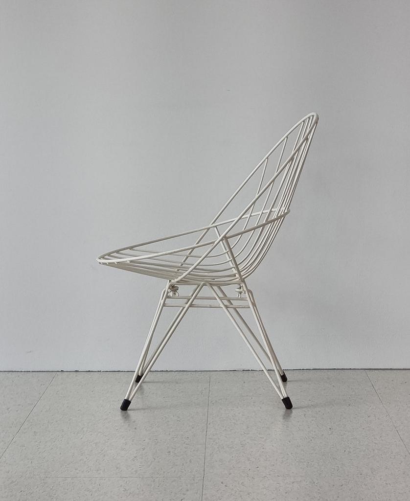 Pastoe Draadstoel, Cees Braakman. Model Combex. Jaren ‘50. image 3