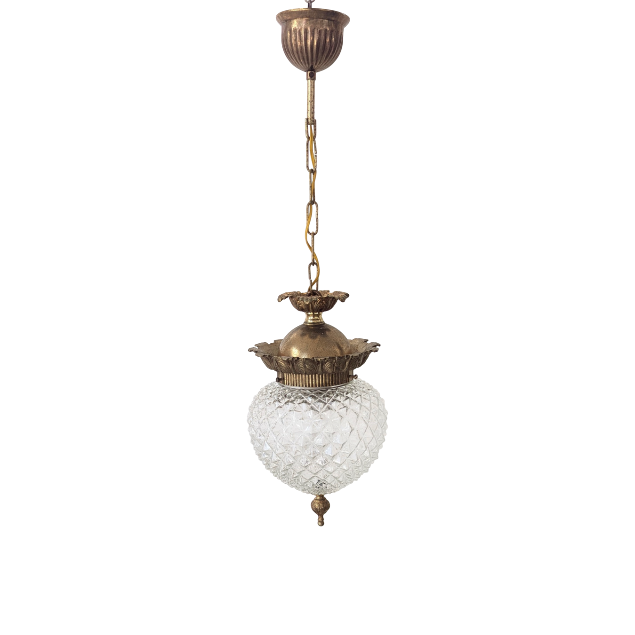 Vintage Ananas Hanglamp – Hollywood Regency -(Kl17) image 7