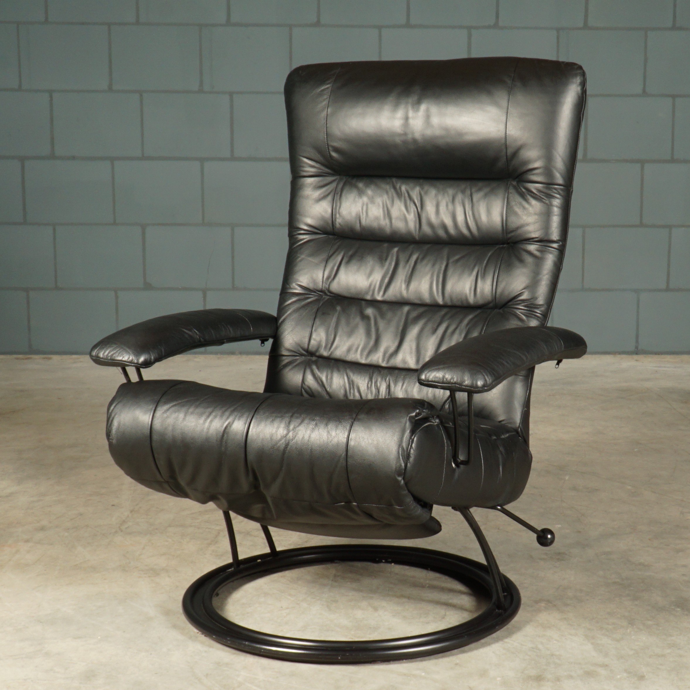 Vintage Draaifauteuil Met Voetsteun – Recliner – Jaren 80 image 9