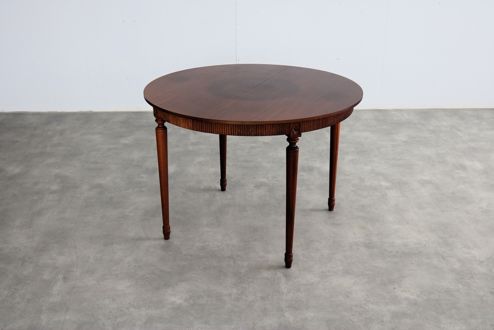 Vintage Eettafel | Tafel | Jaren 60 | Zweeds | Verlengbaar image 4