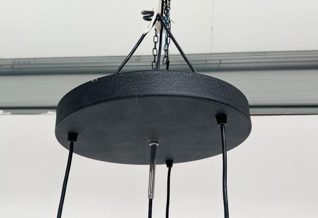 Massive Cascade Kroonluchter Met 4 Lichtpunten, 1970's image 11
