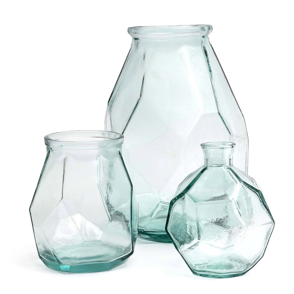 Bazar Bizar | De Long Origami Vaas - Blauw image 5