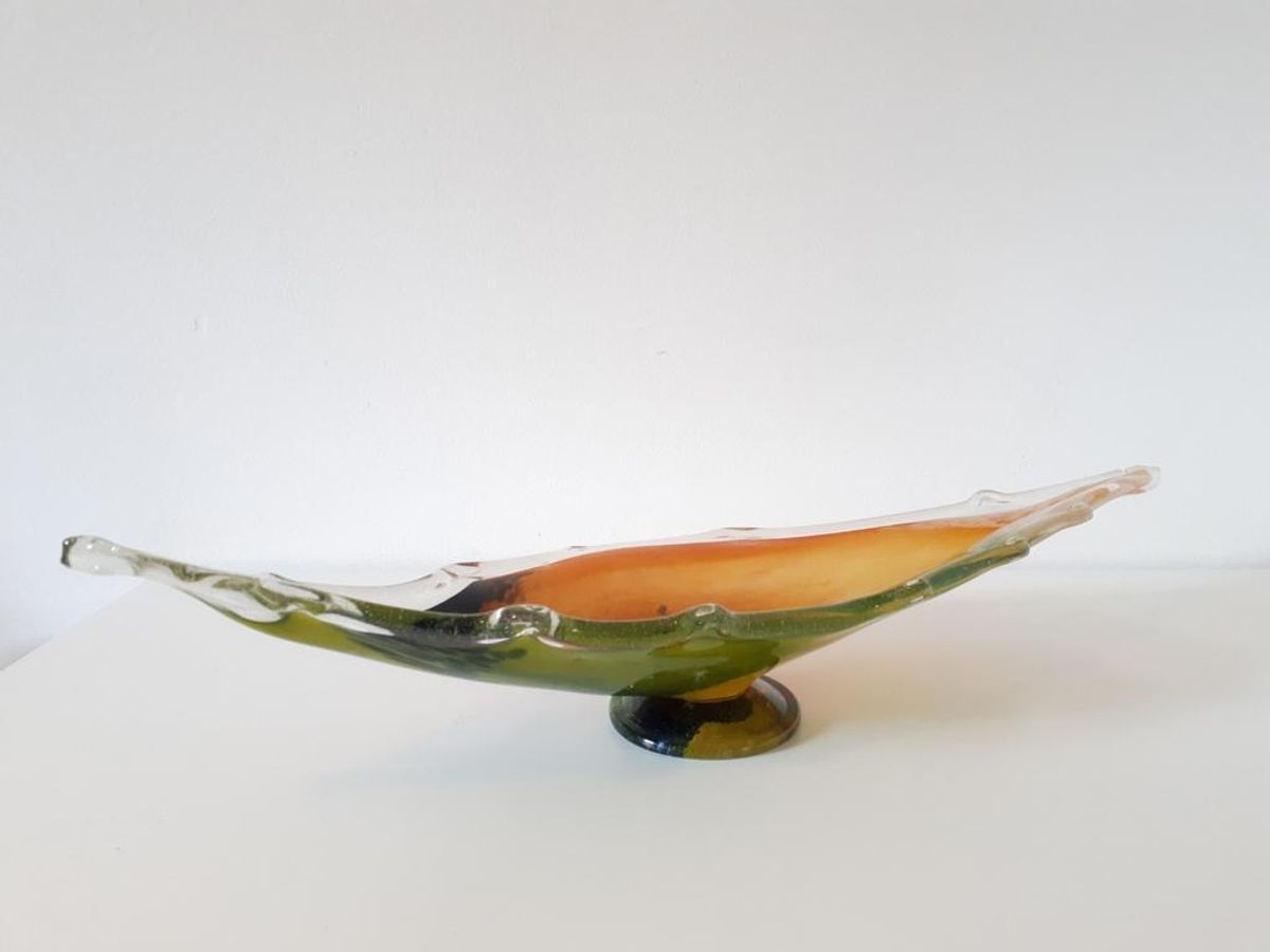 * Vintage Schaal Mondgeblazen Murano ? Fruitschaal image 5