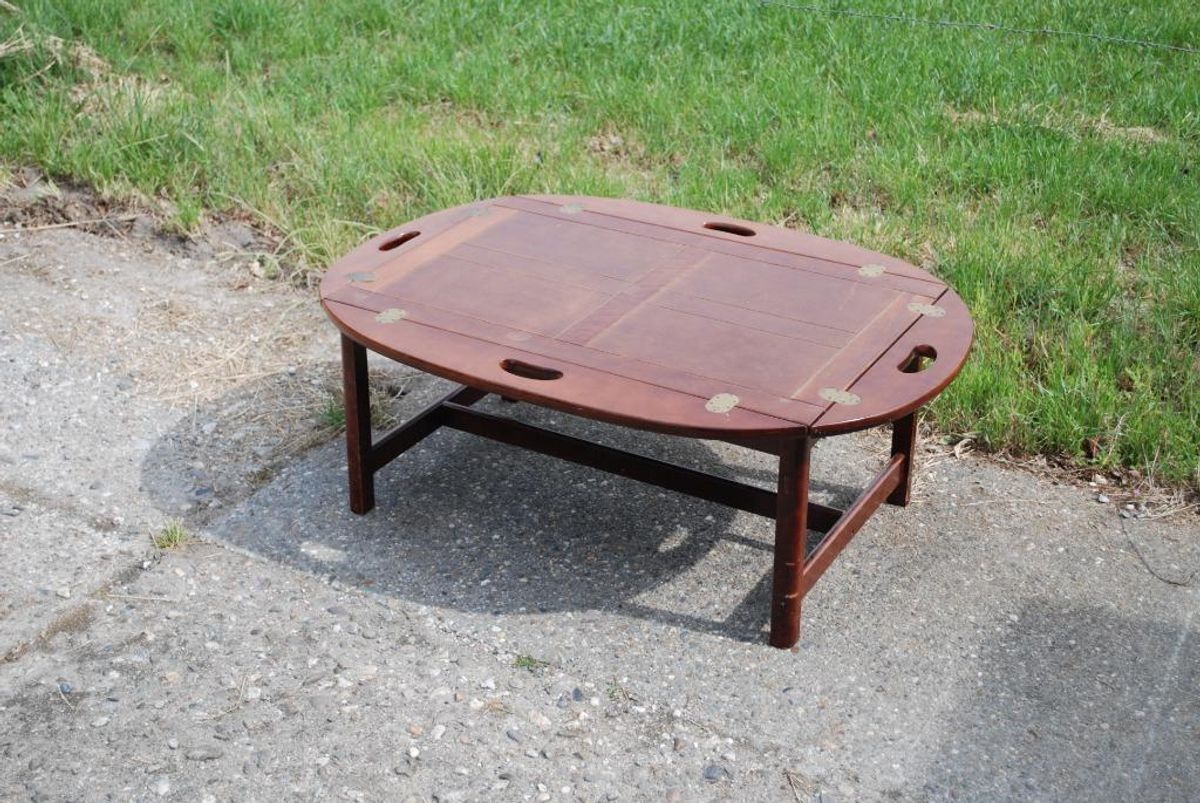 Butler Boat Table Mahonie, Boot Tafel image 2