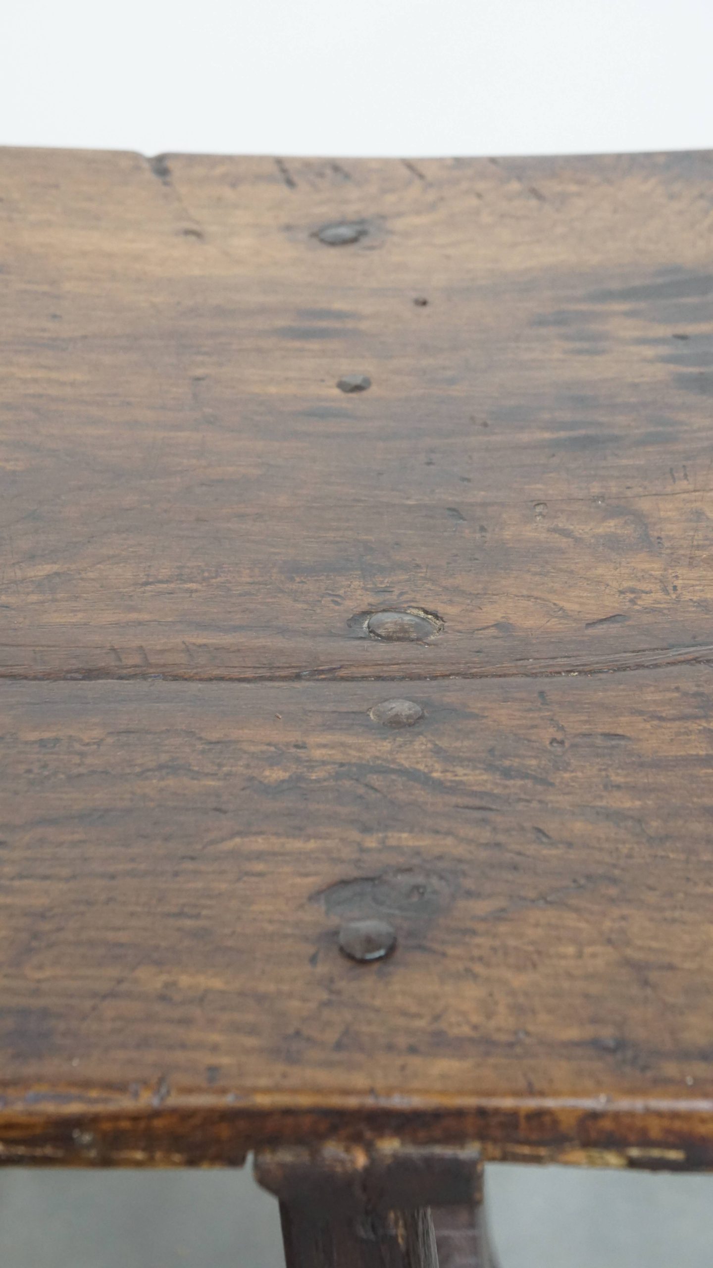 Karaktervolle 18e-eeuwse Antieke Spaanse Side Table/ Eettafel Met Een Prachtig Patina image 11