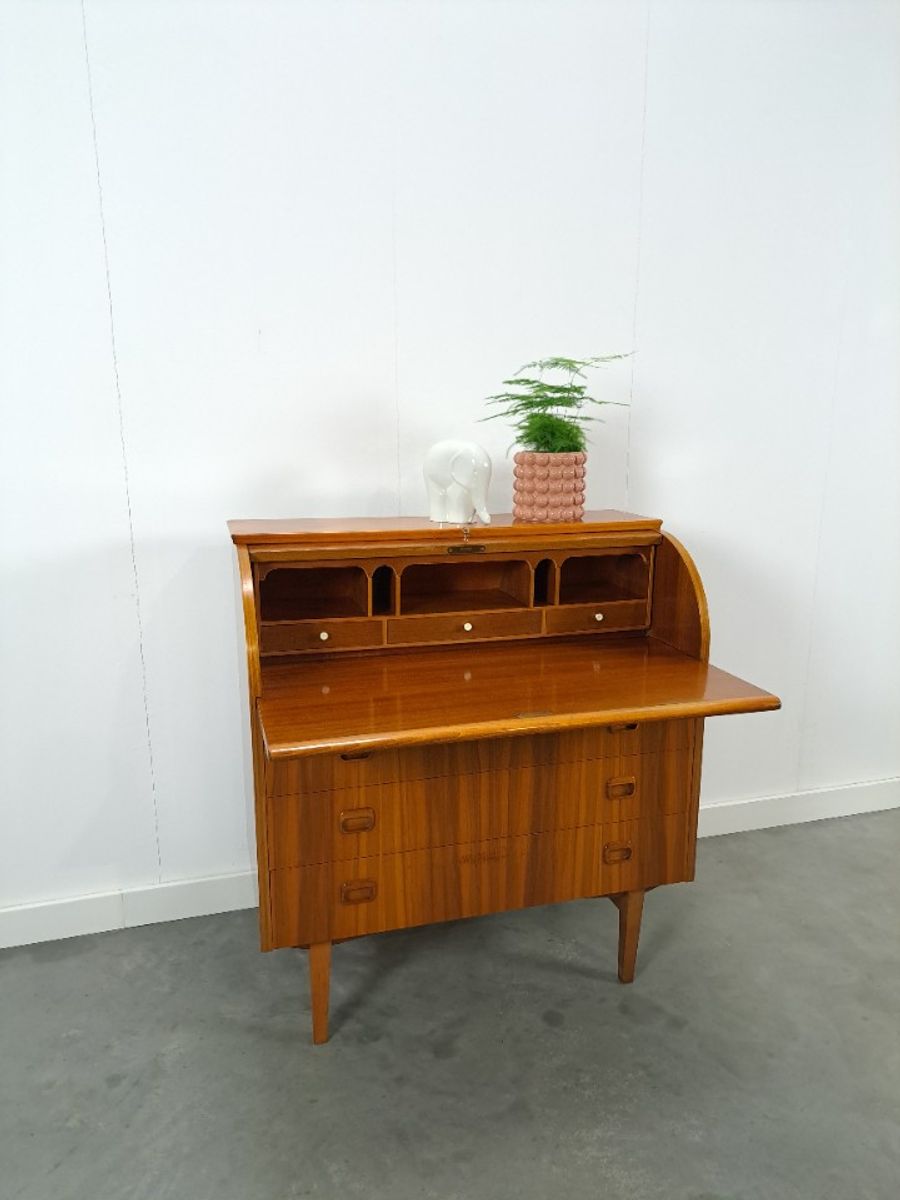Secretaire Bureau Uit Zweden Met Lades, Scandinavisch Bureau image 12