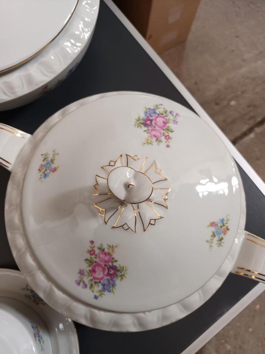 Klassiek Parelmoer Porselein Servies Tsjecho-slowaaks image 5