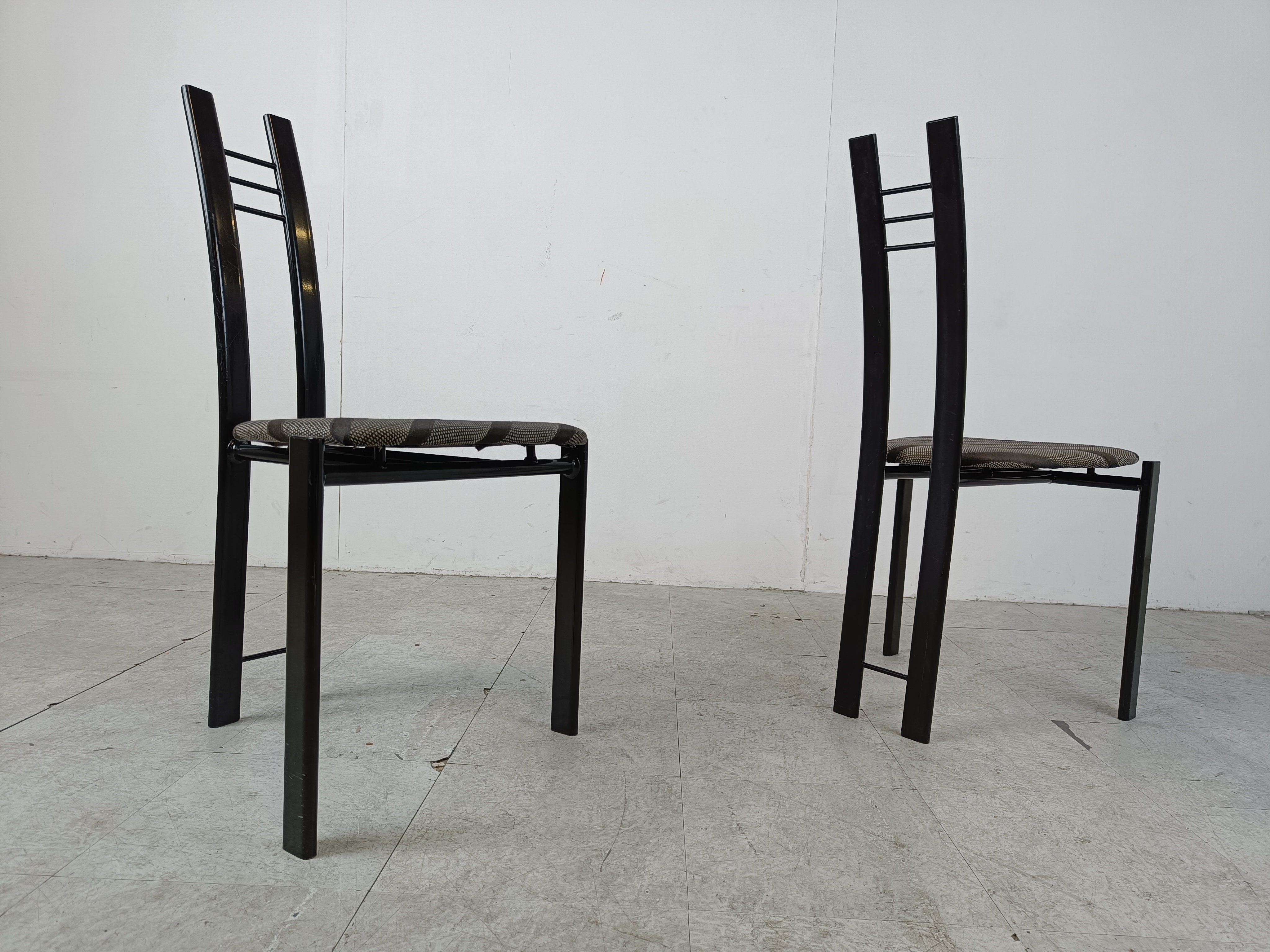 Post Modern Dining Chairs, 1980s Set Of 4 image 6