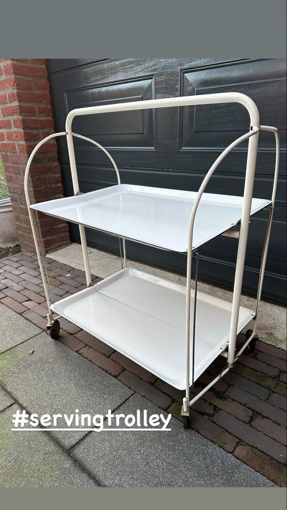 Vintage Italiaanse Trolley - Bijzettafel image 14
