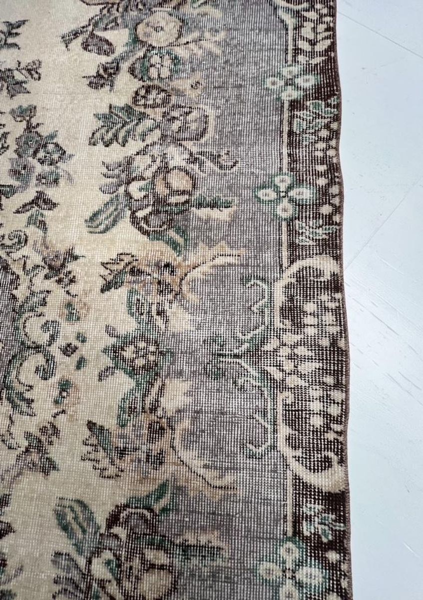 Beige Bruin Vintage Yuruk Vloerkleed 265 X 170 Cm image 5