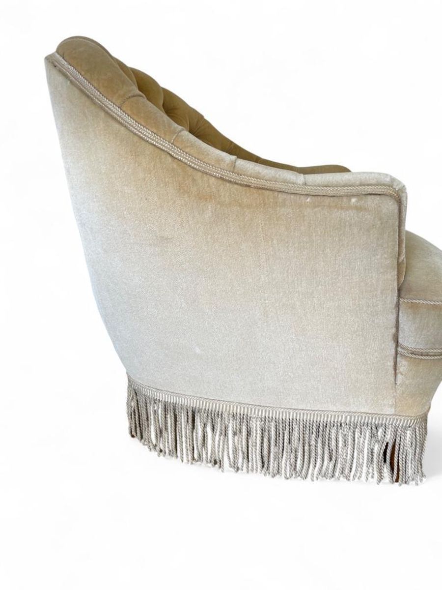 Vintage Fauteuil / Eenzit / Clubzetel Met Franjes image 12