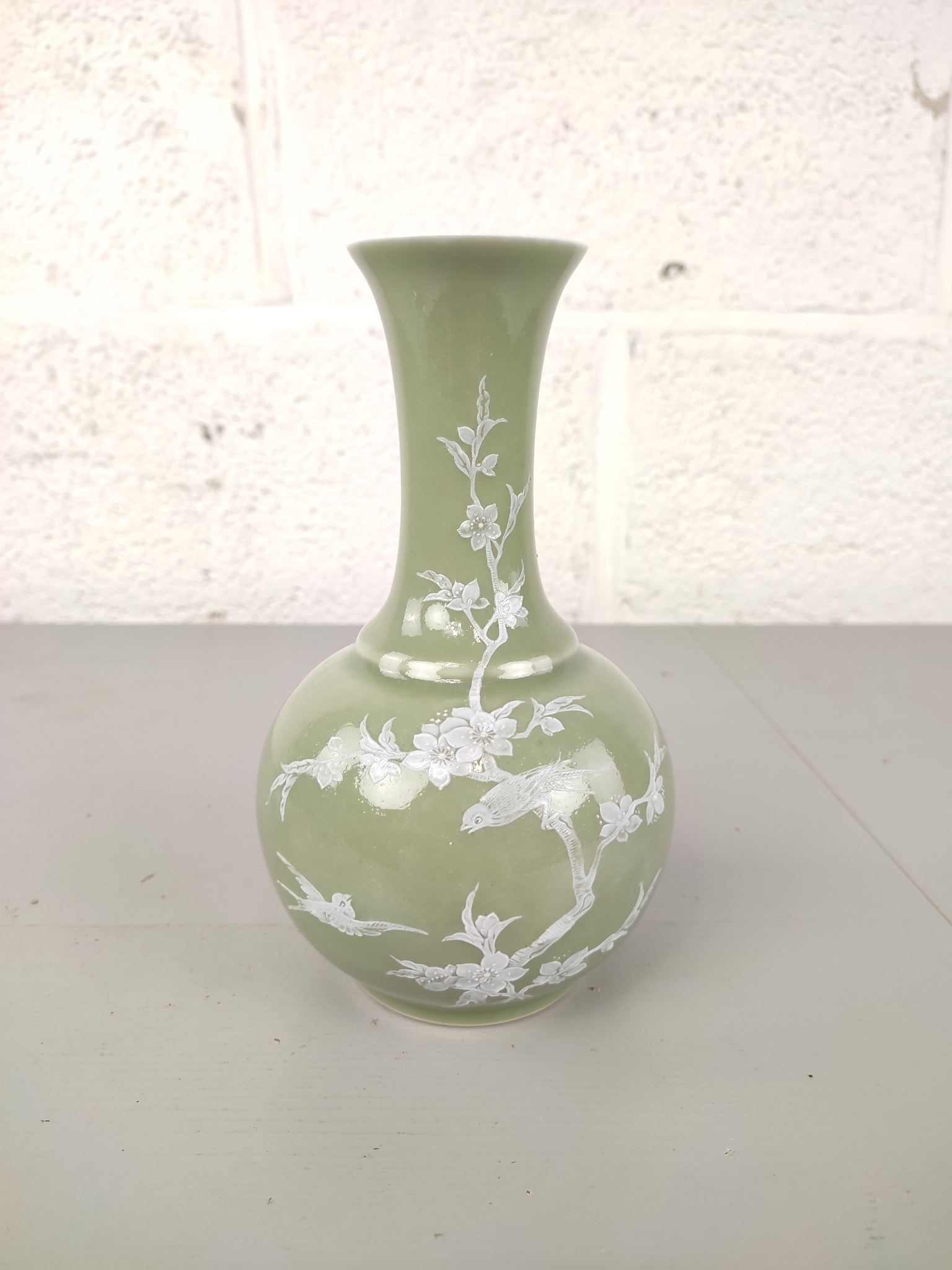 Vintage Chinese Celadon Vaas image 5