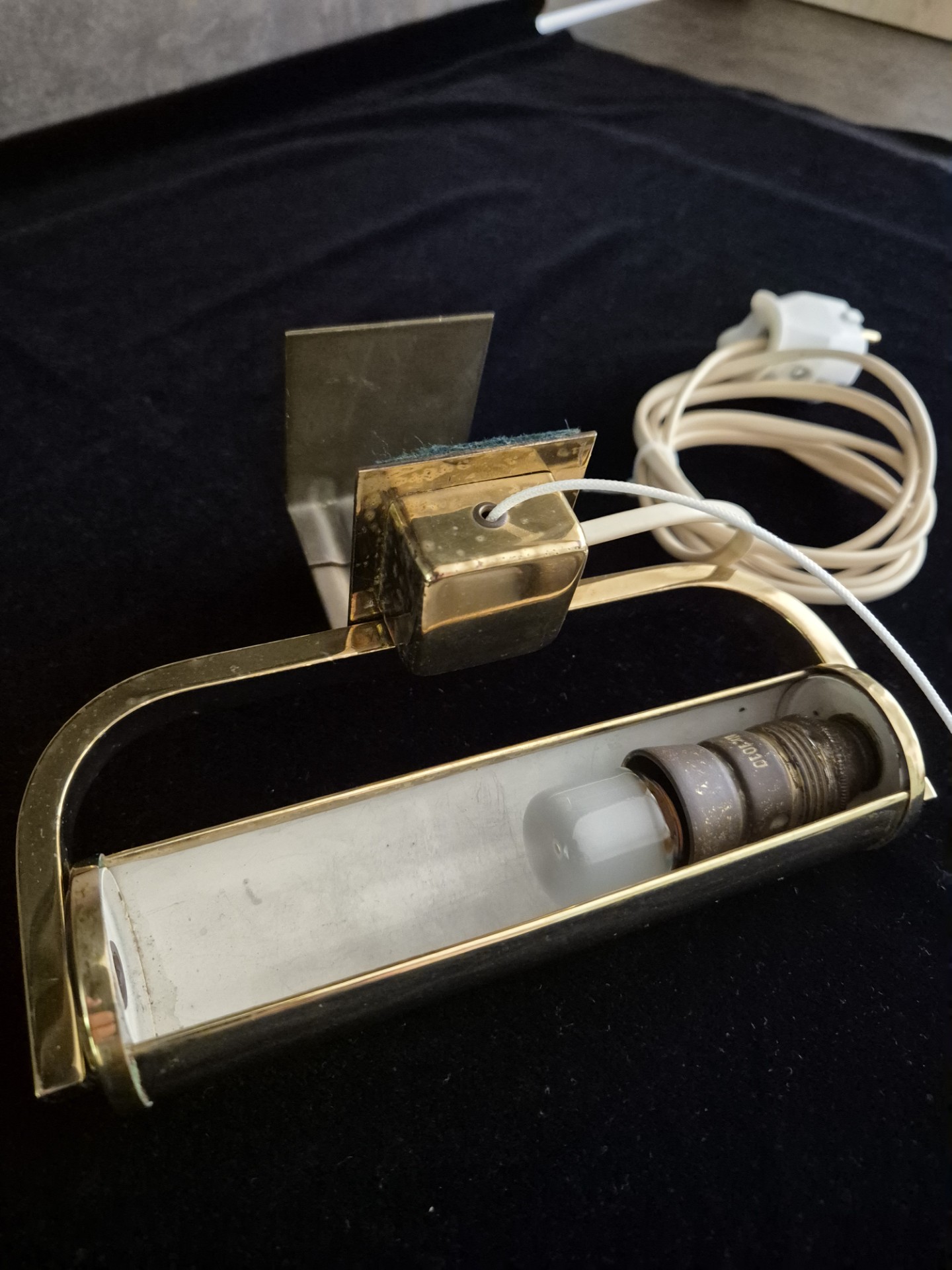 Schilderijlamp - Bedlamp - Overzetlamp - Pianolamp - Messing image 9