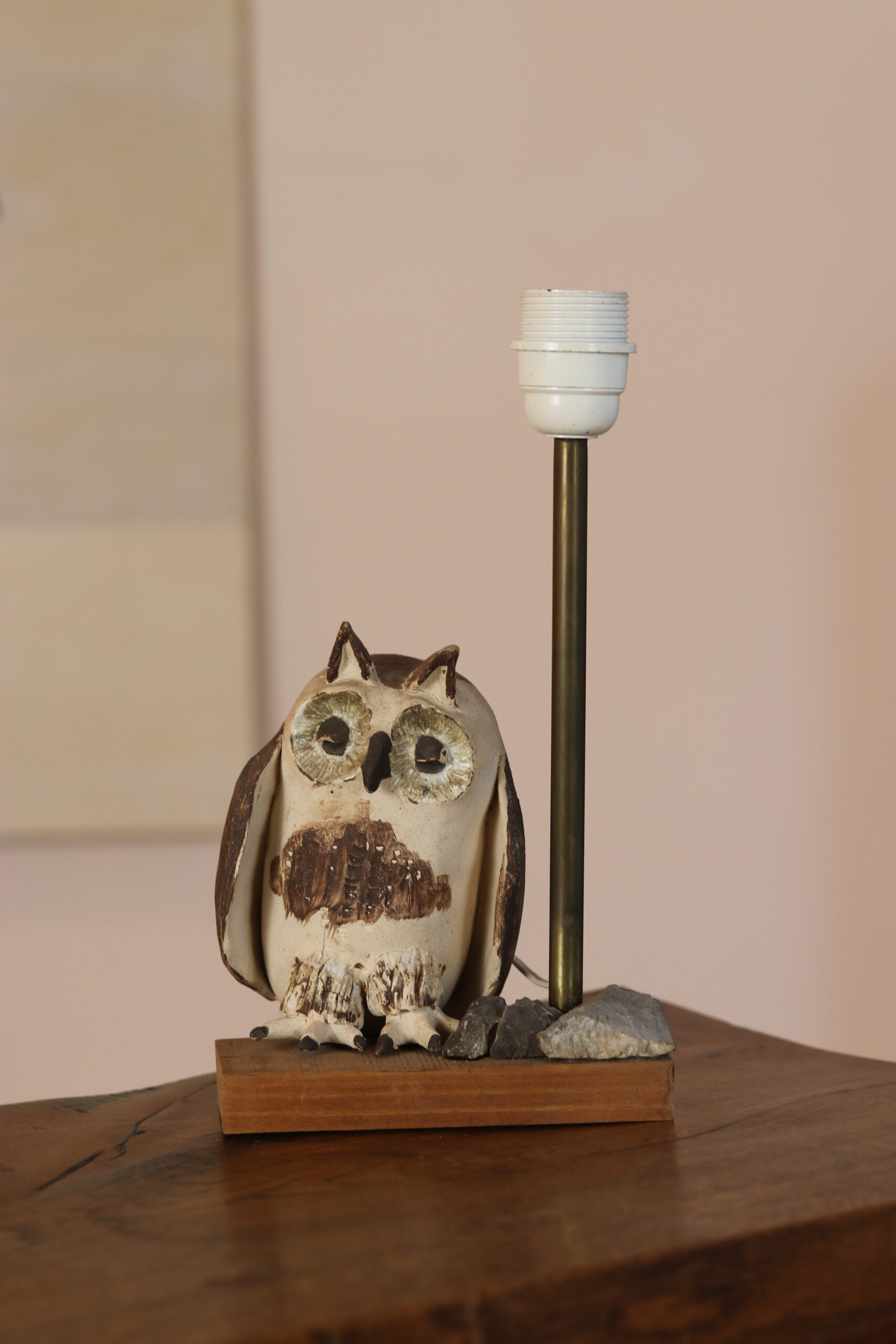 Lampe Hibou En Terre Cuite 1960 image 8
