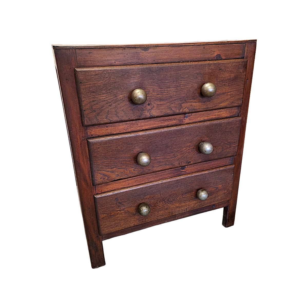 Oude Franse 3 Laden Commode, Circa 1940 image 5