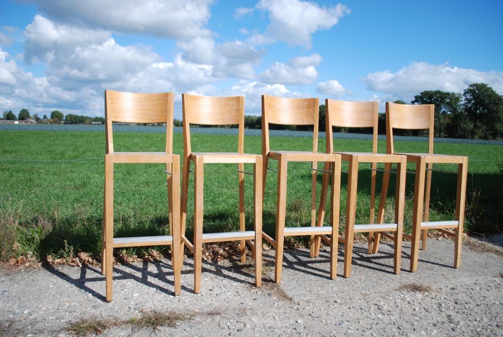 Barkruk Hout Hutten 5 Stuks image 5
