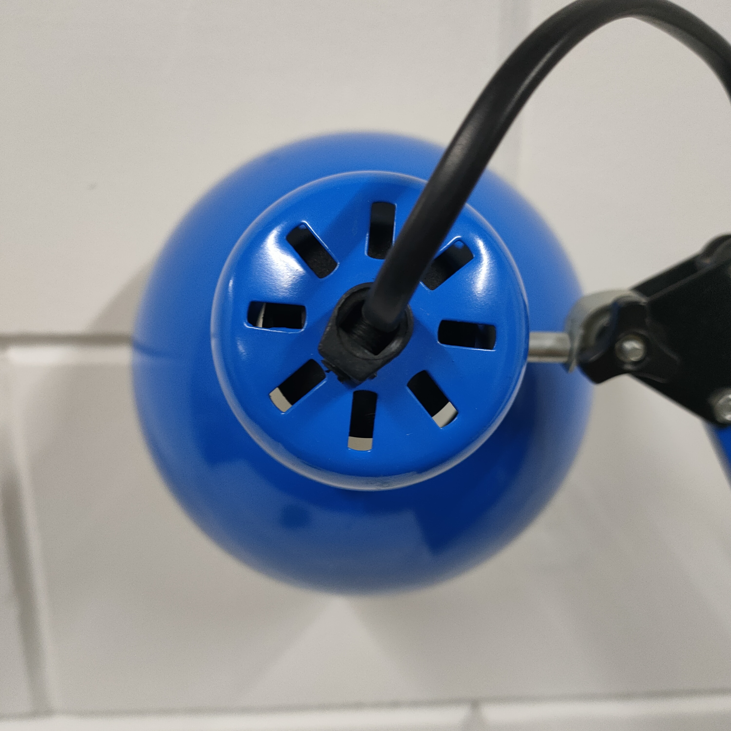 Retro Blauwe Schaarlamp Uit De Jaren 90 image 9