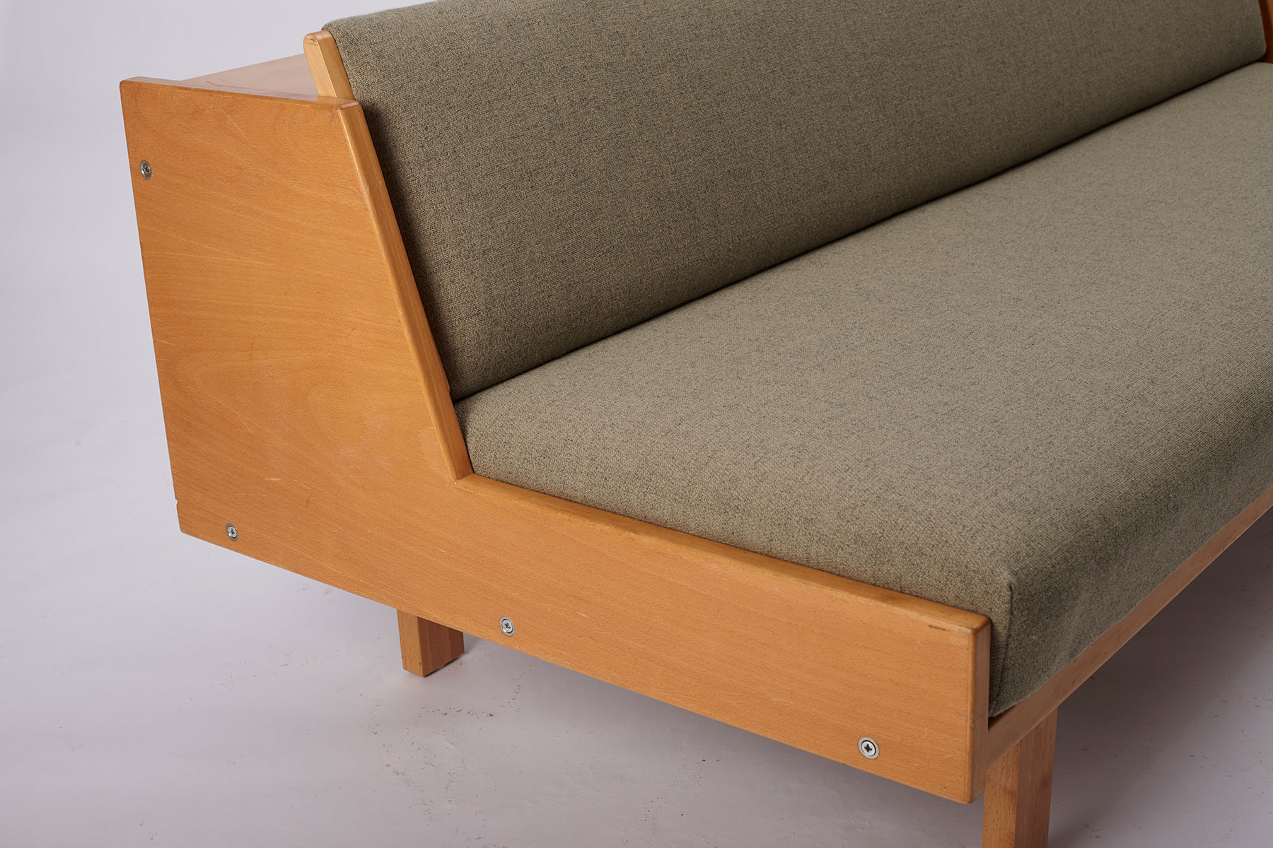 Ge-258 Daybed By Hans J. Wegner For Getama, Denmark, 1950s image 9