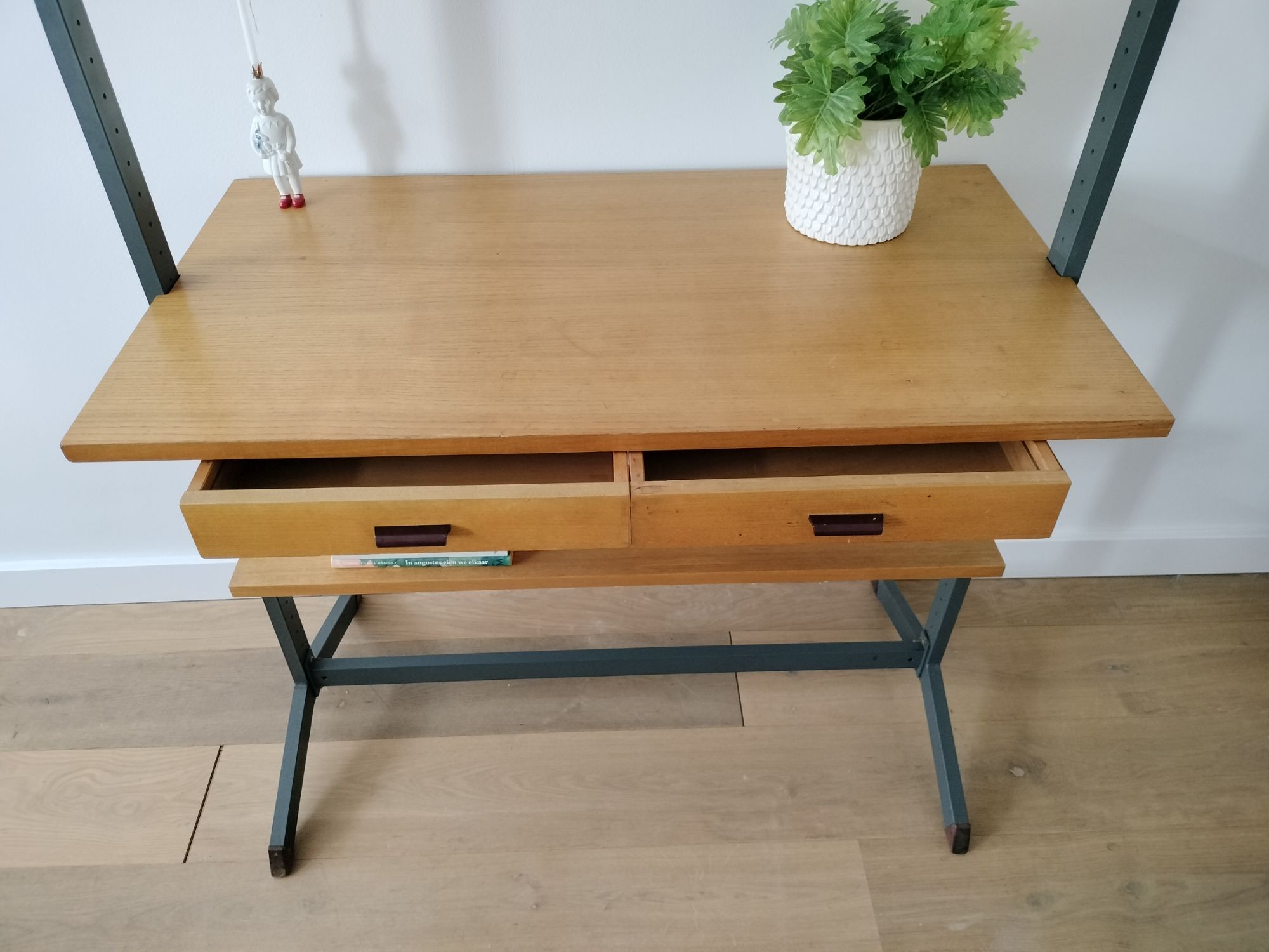 Vintage Vrijstaand Wandsysteem, Secretaire Olof Pira image 5