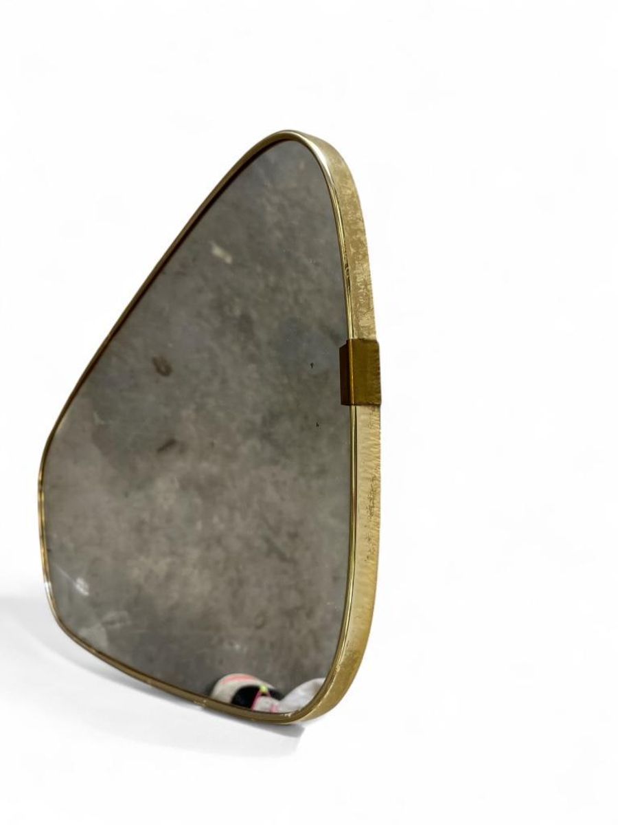 Vintage Jaren 50 Spiegel Met 'gouden' Rand / Wandspiegel image 5