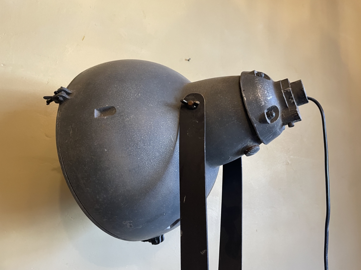 Vloerlamp Lamp Op Oud Statief Staand Industrieel Frns image 6