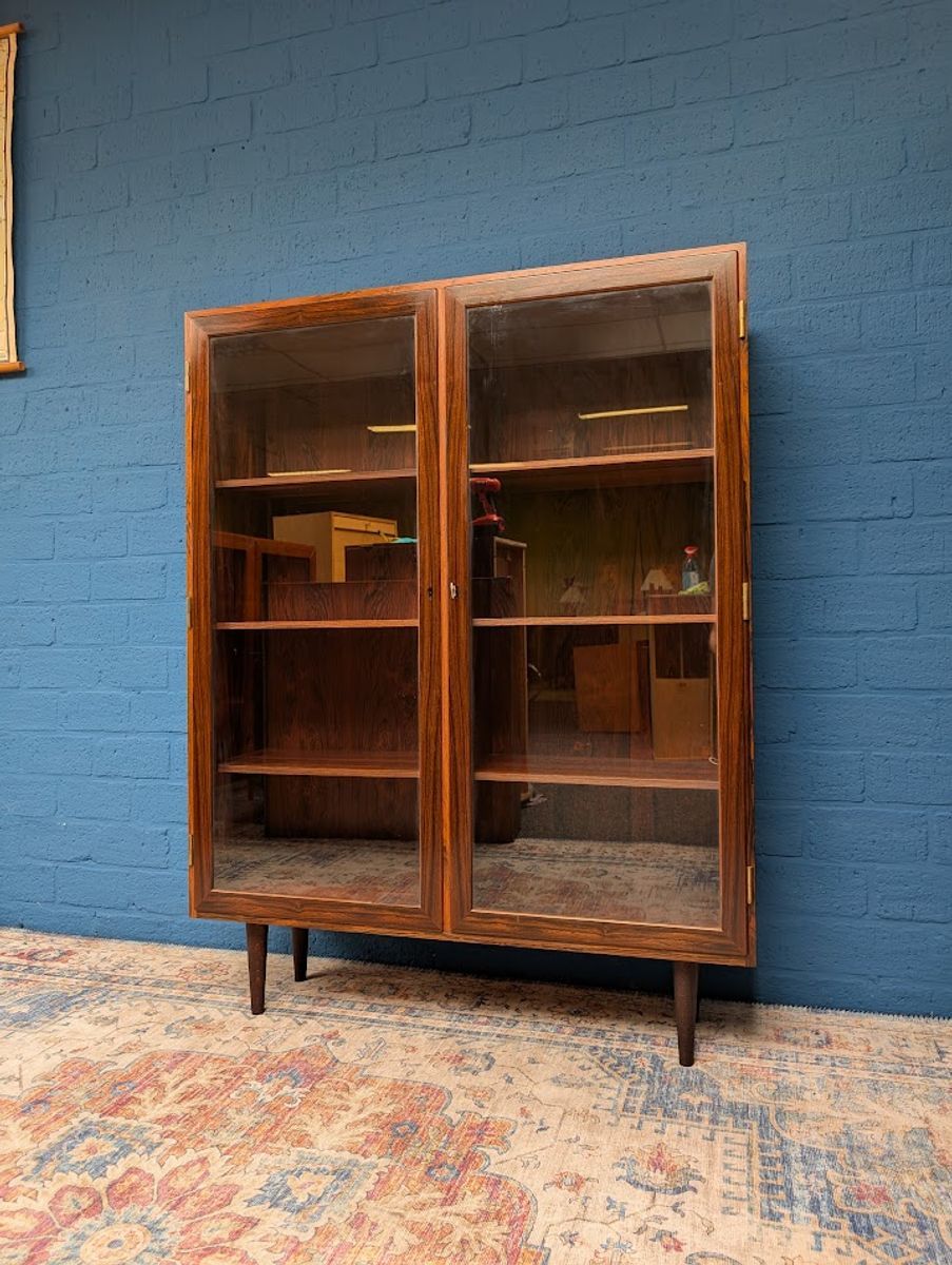 Vintage Palissander Vitrinekast, Jaren 60 image 2