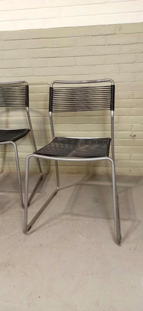 Set Van 6 Melker Spaghetti Stoelen, Lisa Norinder Voor Ikea image 16