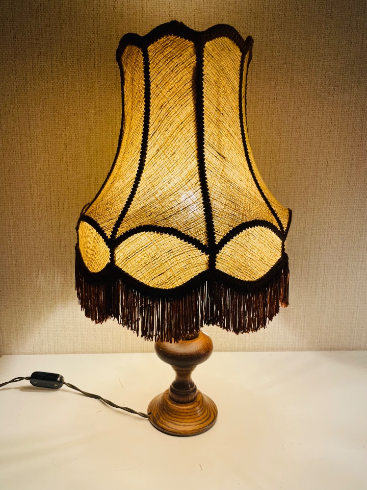 Jaren 60 Lamp Met Franje image 6