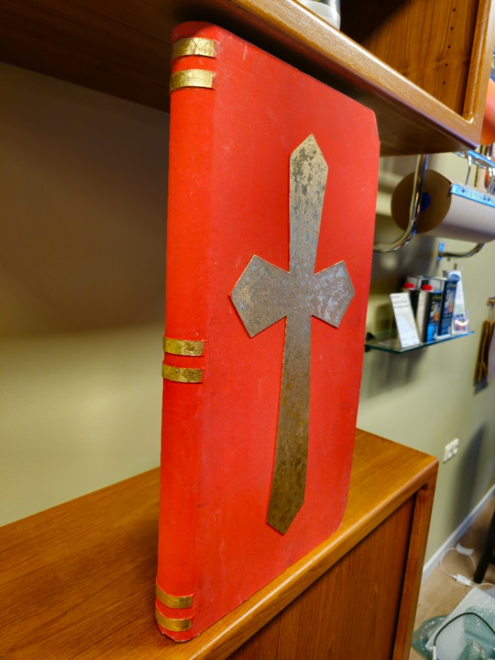 Vintage Sinterklaas Grote Boek Etalage Etalagematriaal Decoratie image 2