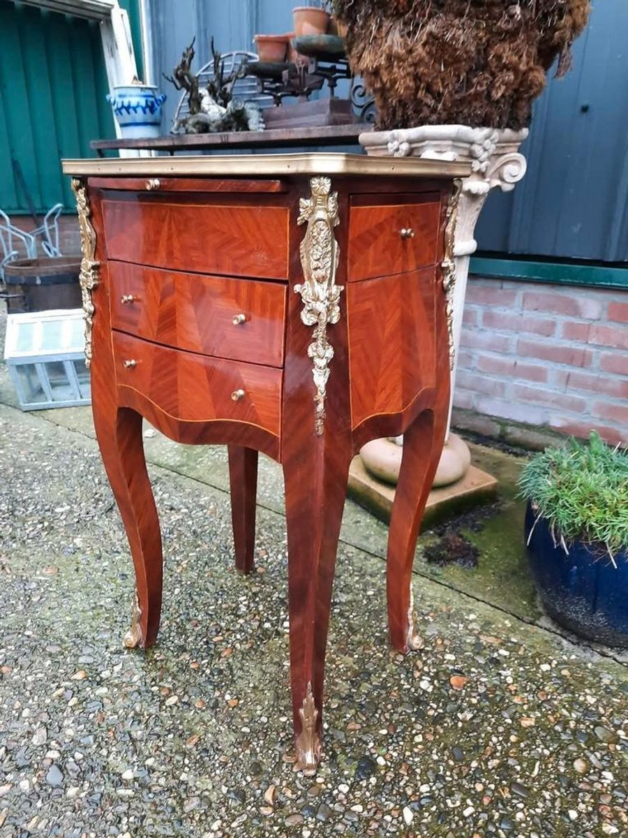 Fraai Ladekastje / Bijzettafeltje Louis Xvi Stijl. I image 3
