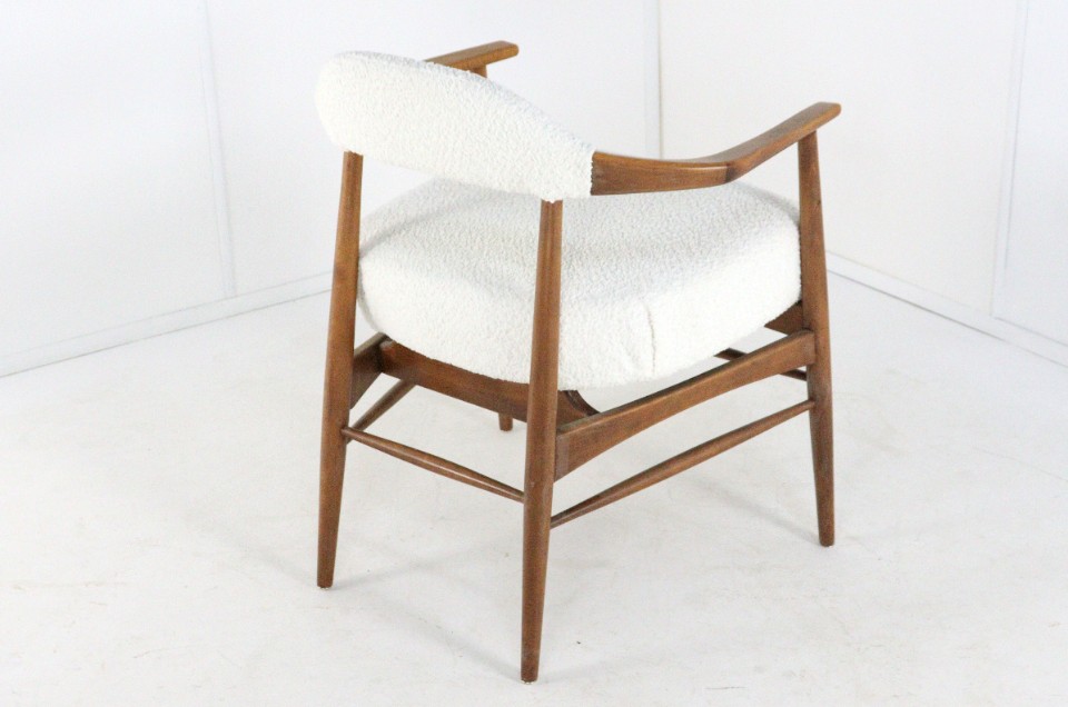 Vintage Deens Stoel 'stoholm' Reupholstered image 14