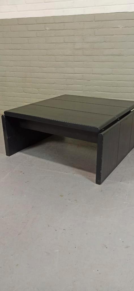 Vintage Leolux Houten Salontafel, Design Harry De Groot image 16