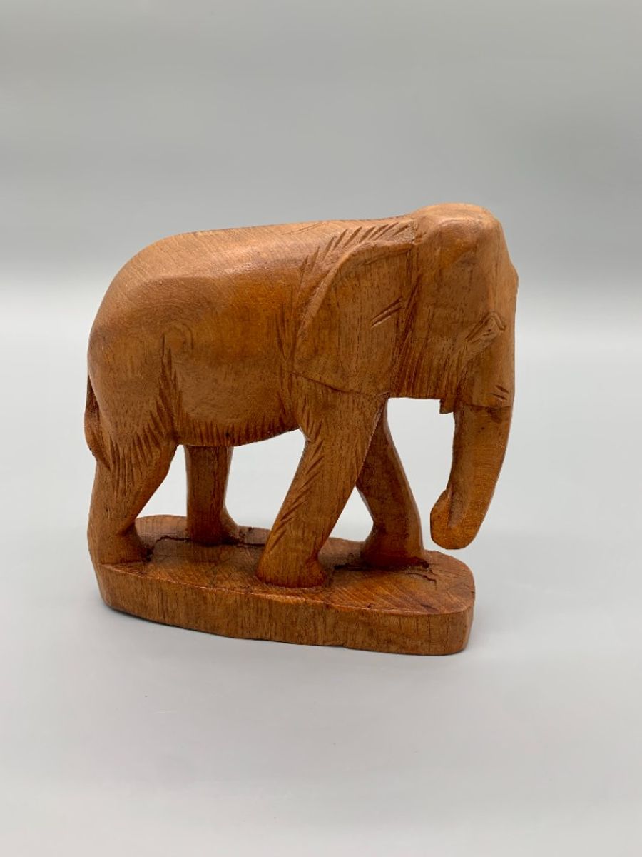 Vintage Houten Olifant Handwerk image 3
