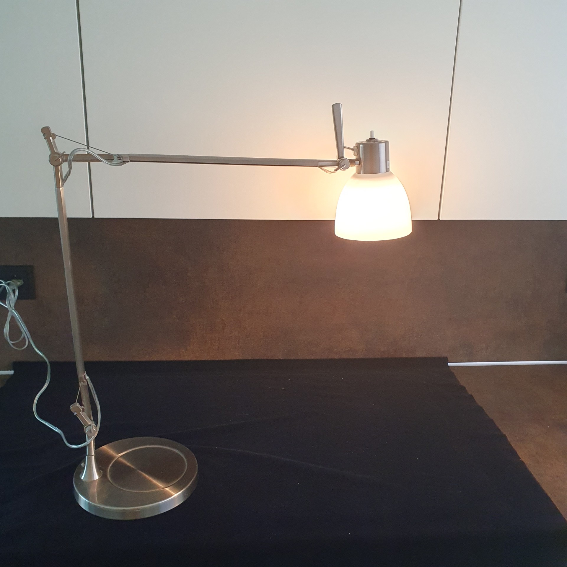 Bureaulamp - Tafellamp - Metaal - Zilverkleurig - Verstelbaar image 12