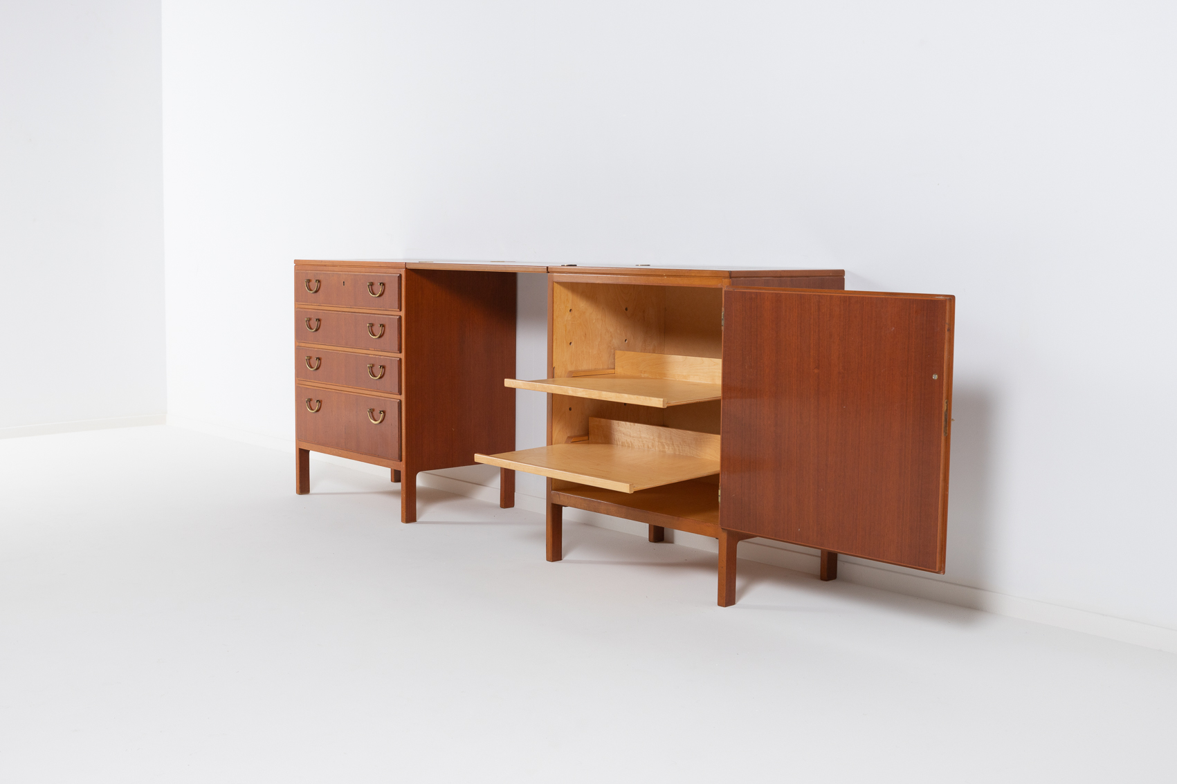 1950’s Swedish Mid-century Modern Sideboard From David Rosen By Nordiska Kompaniet image 5