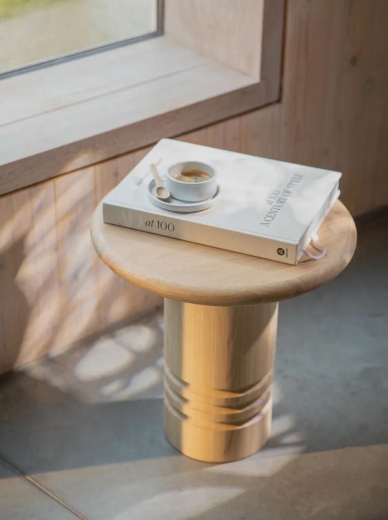 Zuiver | Chunk Bijzettafel Hout - Beige image 3