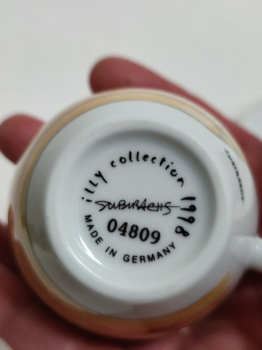 illy Collection 1998 Limited Edition Josep Maria Subirach Collectors Items Espresso Kop & Schotel image 5