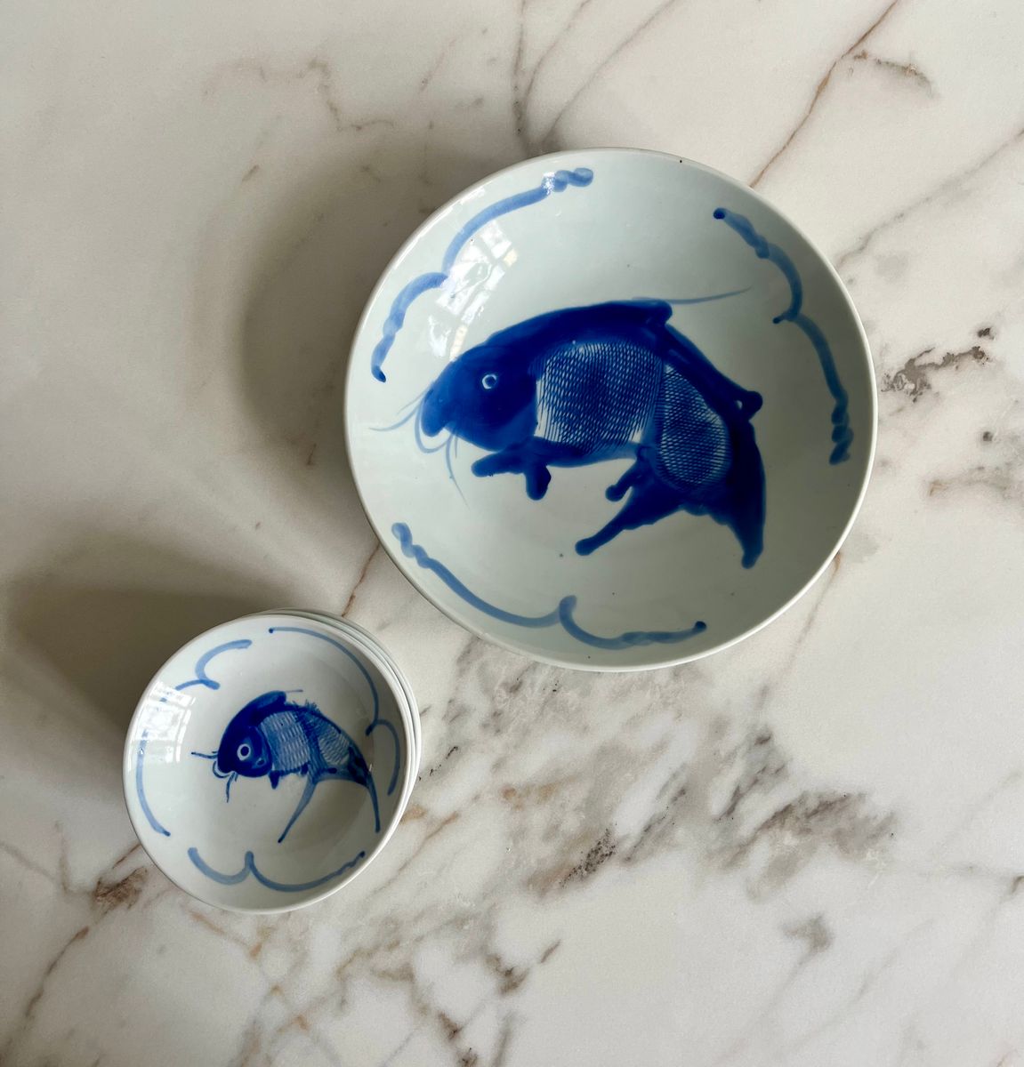 Vintage Koi Karper Schaaltjes image 12